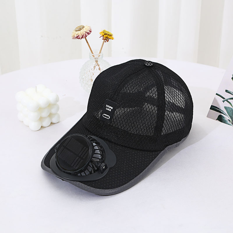 Solar Charging Mesh Fan Hat for Men & Women